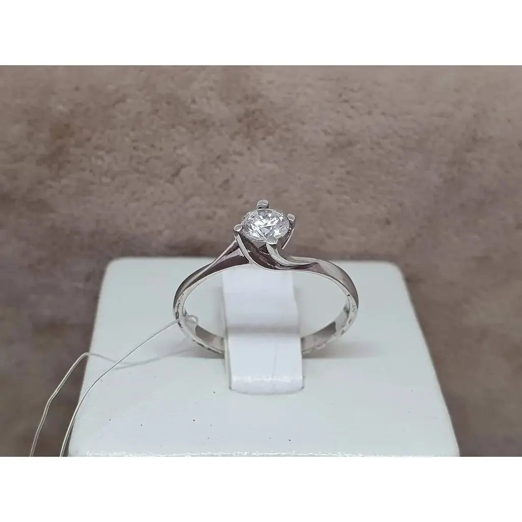 Серебряное кольцо Qvaliz с фианитом. 901-00783/16 18 - фото 3