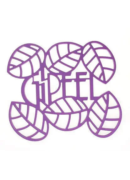 Подставка под горячее Gipfel Glum GP-0206 23x20 см, квадратная, фиолетовая - фото 2