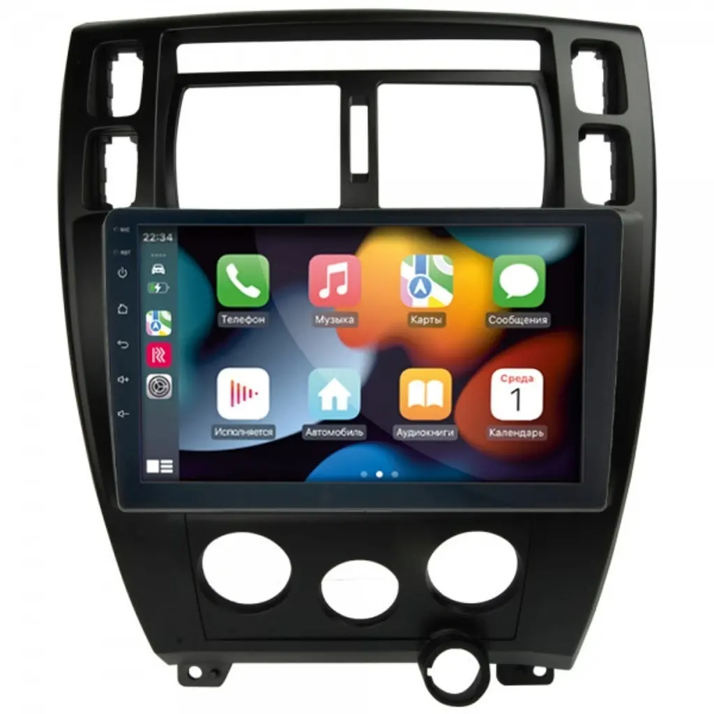 Штатна магнітола Hyundai Tucson 2005-2010 Black Cyclone C10-013 4x64 DSP 4G Cyclone (НФ-00008787) - фото 2