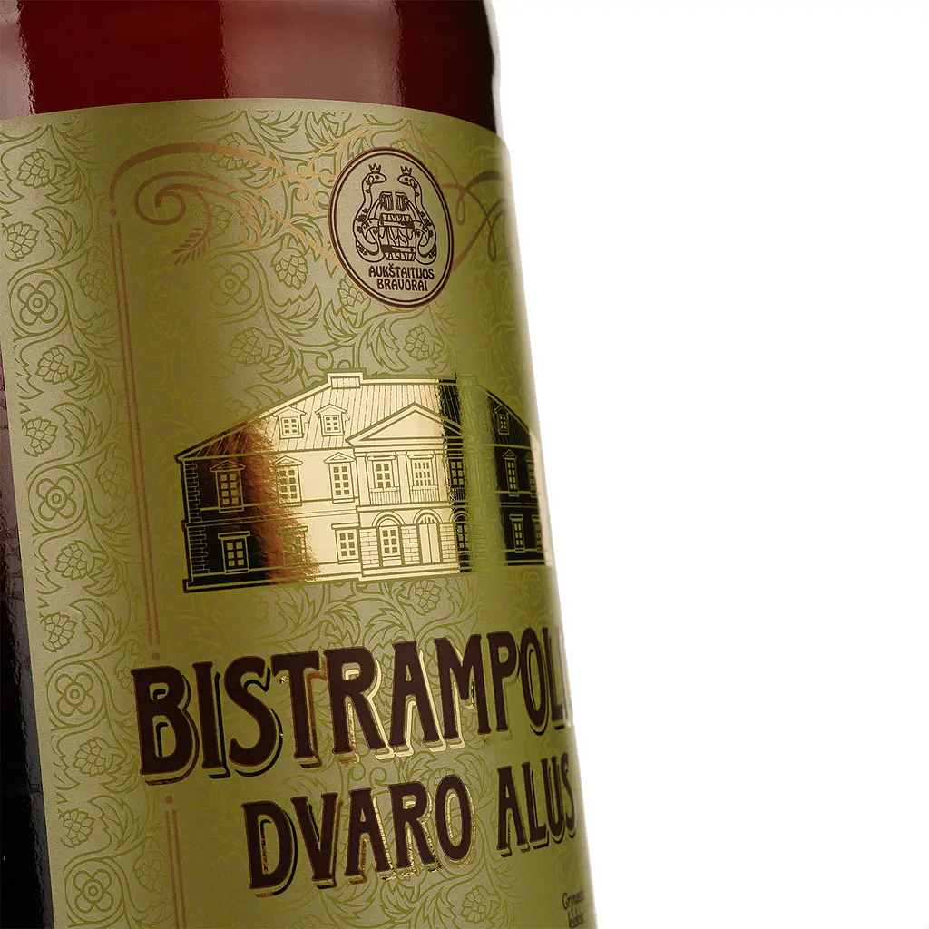 Пиво Bistrampolio Dvaro Alaus світле 5% 1 л - фото 5
