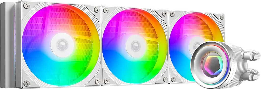 Водяне охолодження ID-Cooling FX360 INF ARGB White - фото 3