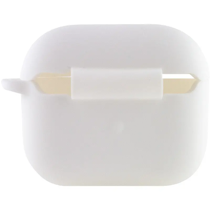 Силіконовий футляр для навушників AirPods 3 Білий / White - фото 3
