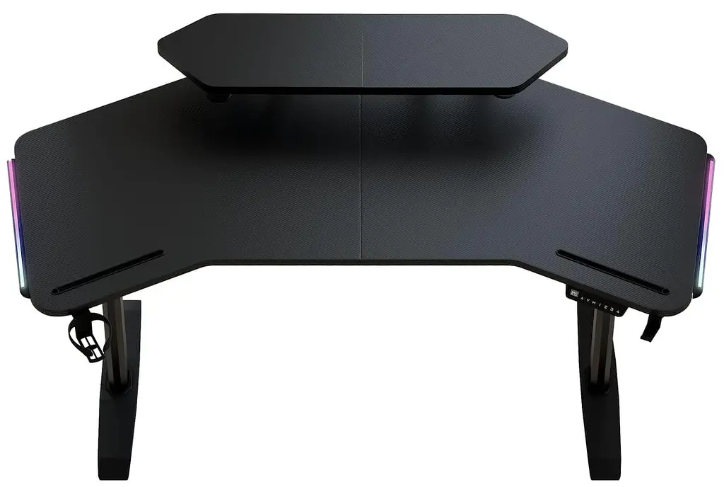 Геймерский стол Anda Seat Shadow Warrior Black (AD-D-DD1-1600L-02-B) (AD-D-DD1-1600L-02-B-B) - фото 5