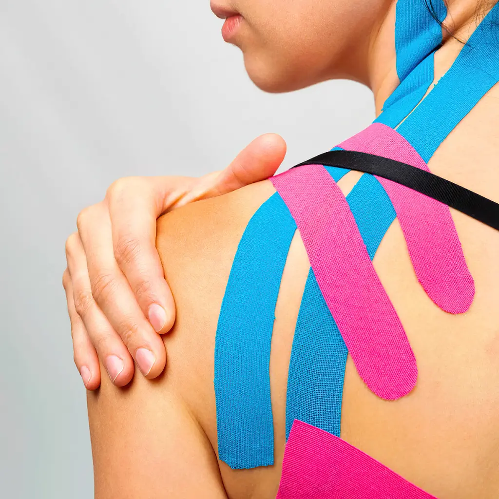 Кінезіо тейпи Kinesiology tape, 2см х 5м ∙ Еластичний пластир – тейп для тіла, спини та шиї в рулоні - фото 4