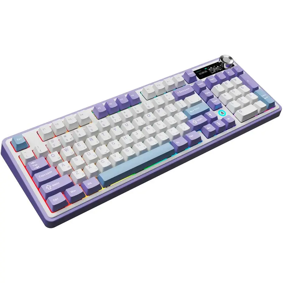 Клавиатура Ajazz AK980 Clear Sky Switch Purple [AK980-CS-PWB] [129519] - фото 4