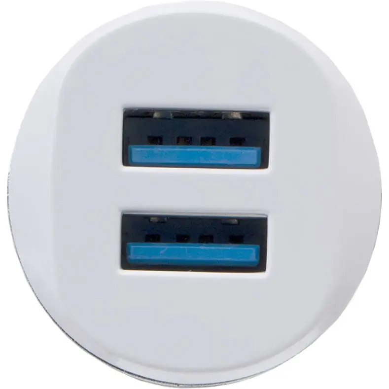 Автомобильное зарядное устройство INKAX CD-12 Car charger + Micro cable 2USB 2.1A White - фото 5