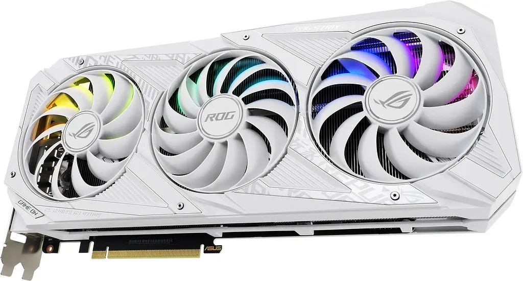 Відеокарта GeForce RTX 3090 24GB Asus ROG Strix OC White (ROG-STRIX-RTX3090-O24G-WHITE) Б/В - фото 5