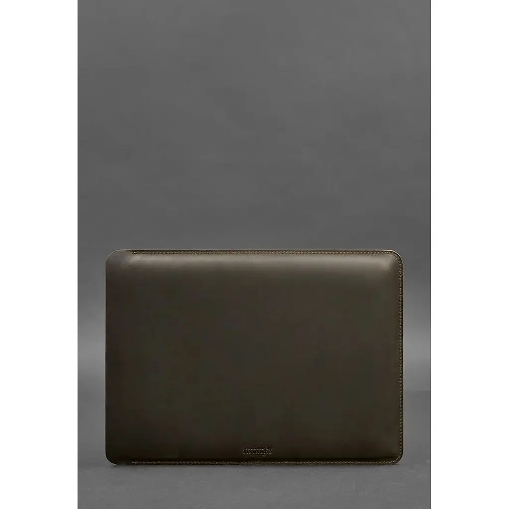 Шкіряний чохол BlankNote Crazy Horse для MacBook 13 дюймів Темно-коричневий - фото 3