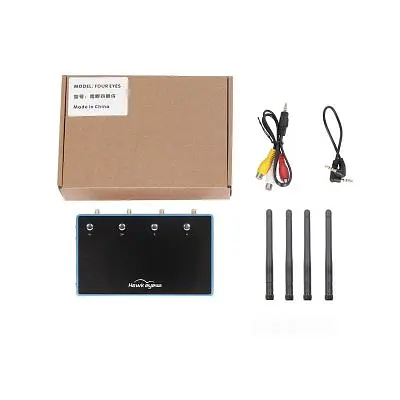 Відеоприймач (VRX) Hawkeye 4 eyes 5.8G 4CH in 1 HDMI AV output box (H4E4) - фото 6