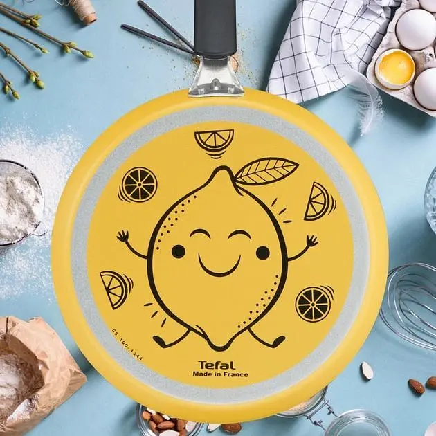 Сковорода для млинців Tefal Fruits, з лопаткою, 25 см, жовта (B4381002) - фото 9