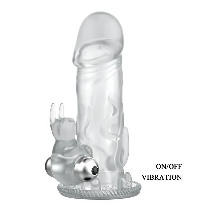 Насадка на пеніс із вібрацією BAILE Brave Man Vibrating Baile BI-026204 99116 - фото 5