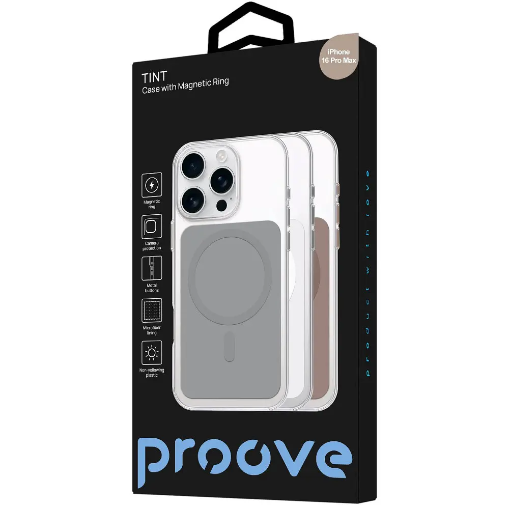 Чохол Proove Tint Case with Magnetic Ring iPhone 16 Pro в асортименті - фото 2