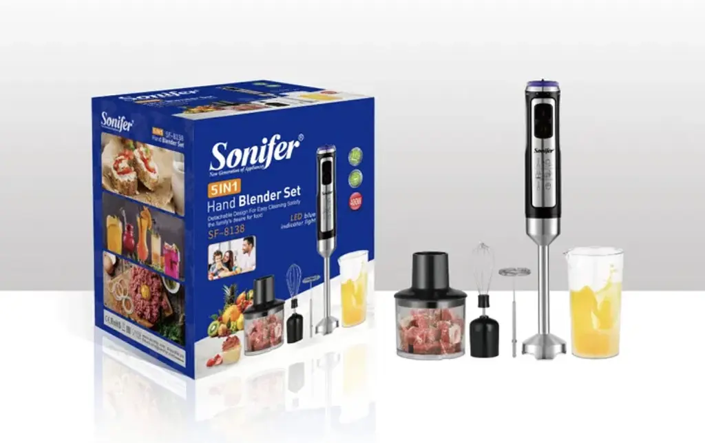 Набір ручного блендера 5 в 1 Sonifer SF-8138 ∙ Блендер 5в1 SF-8138 - фото 4