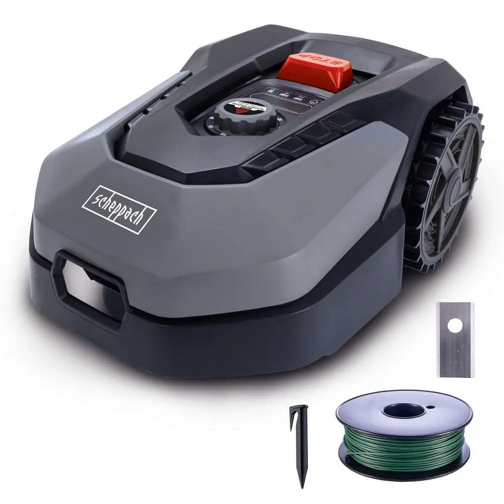 Газонокосарка-робот Scheppach RoboCut XL600 (600 м2, 20-60 мм, до 35°)