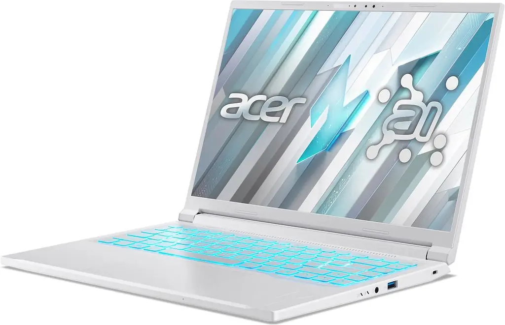 Ноутбук Acer 14.5 Nitro V 14 AI ANV14-62-R94Z 1920x1200 IPS/Ryzen 5 AI 340/16GB/1TB/RTX 5050 8GB/DOS/White (NH.QW5EU.003) - фото 11