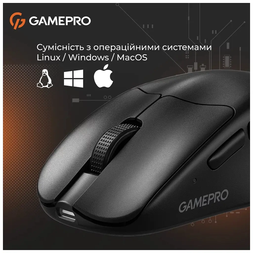 Мишка GamePro Genesis Avenger Wireless/Bluetooth/USB Black (GM096B) - фото 10