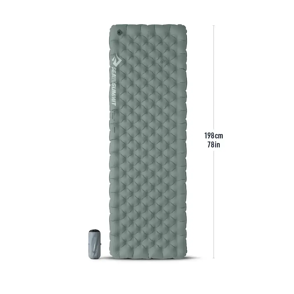 Килимок надувний Sea to Summit Ether Light XR Pro Insulated ASC Mat (Large Rectangular) Сірий - фото 2