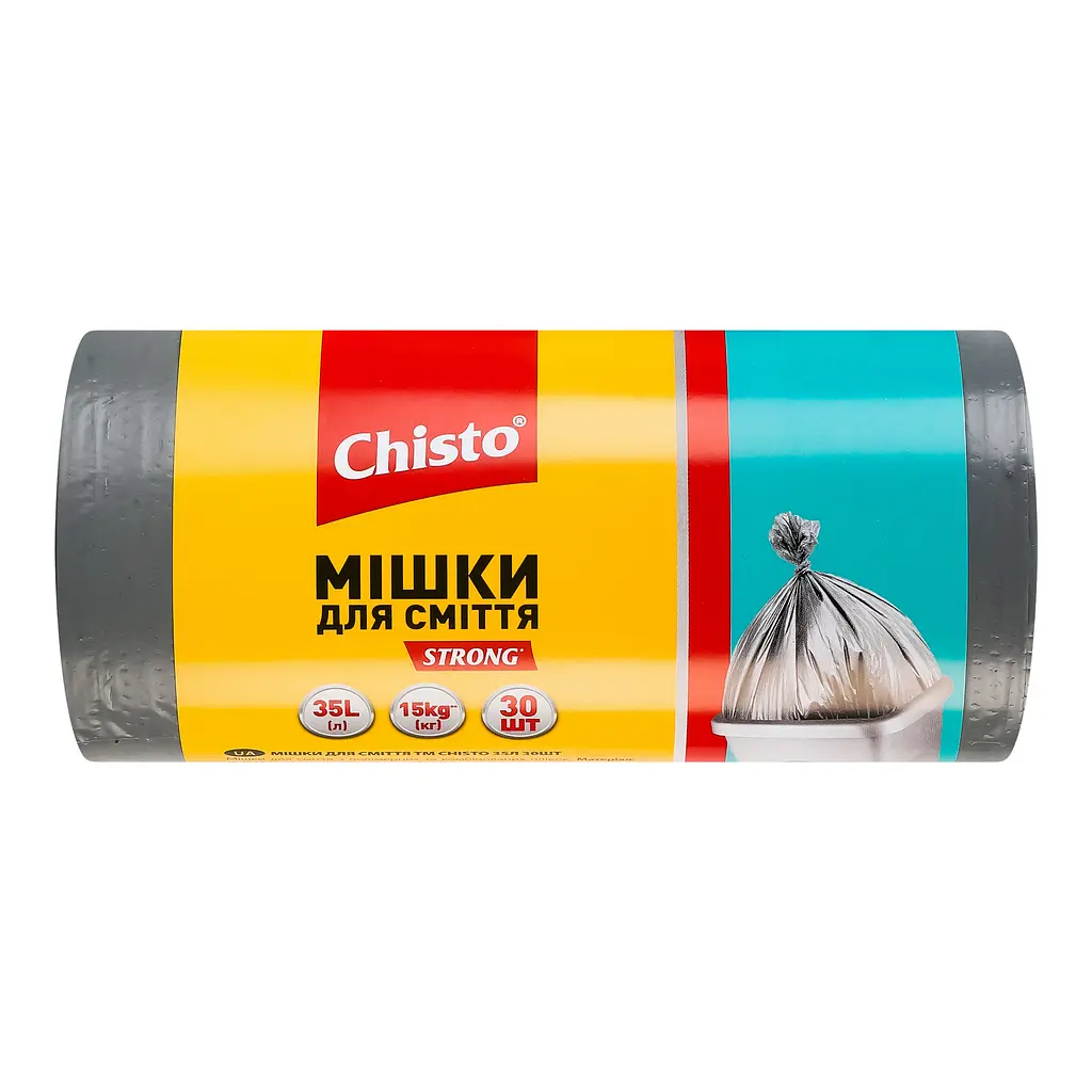 Мешки для мусора Chisto Strong, 35 л, 30 шт. - фото 4