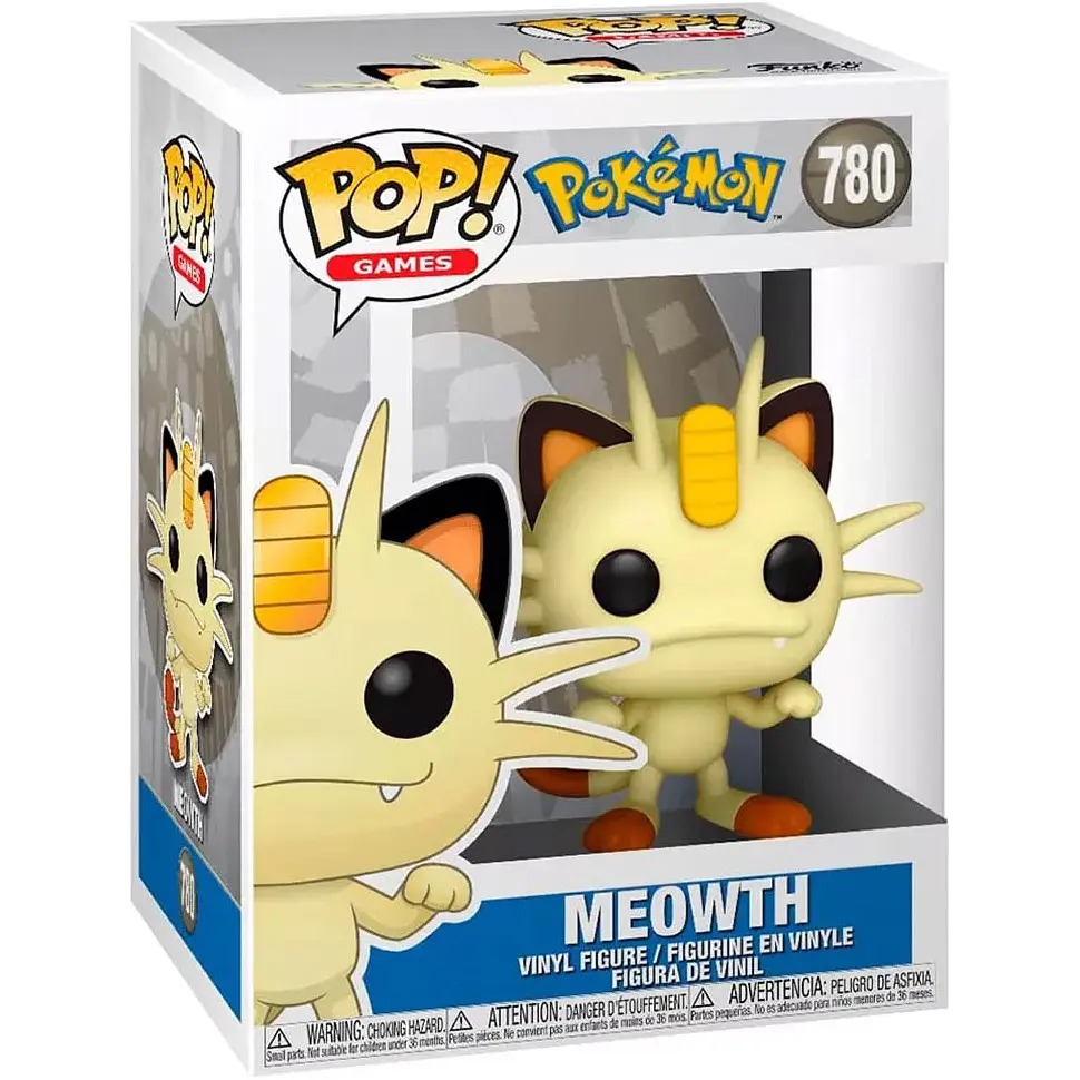 Фигурка Funko Pop! Pokemon: Мяут 9.6см (74630) [118800] - фото 6