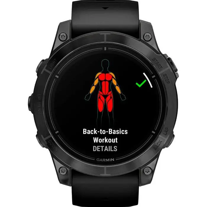 Смарт-годинник Garmin Epix Pro (Gen 2) Standard Edition 47mm Slate Gray with Black Band (010-02803-00) [86538] - фото 7