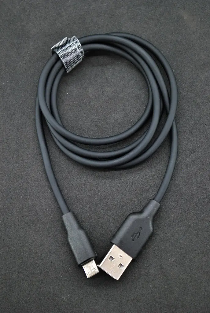 Usb-cable Micro USB 4you Dnister black (2.4A, Silicon Perfect) - фото 2