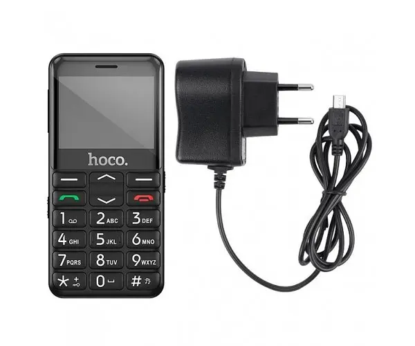 Мобільний телефон Hoco 1385 Dual SIM Easy Mobile Phone - фото 6