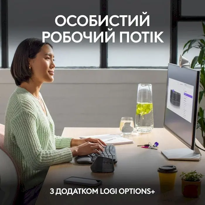 Бездротова клавіатура Logitech Wave Keys Black - фото 11