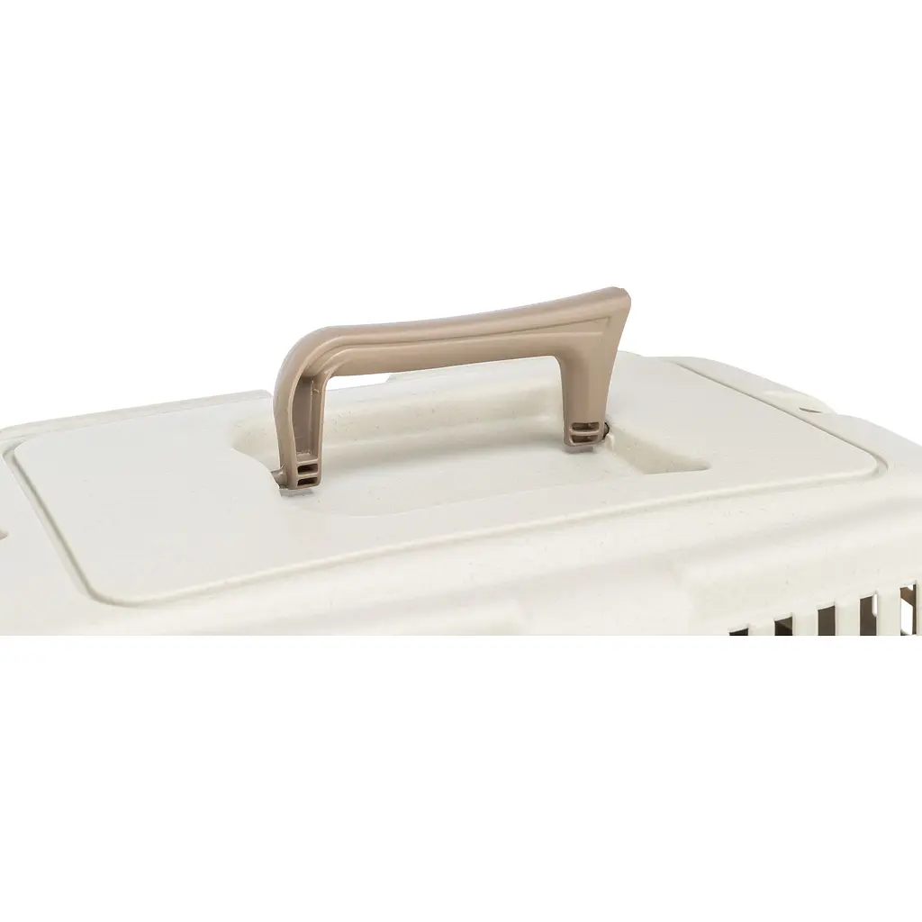 Контейнер-переноска Trixie для собак та котів Skudo 1 вагою до 12 кг пластик розмір XS 30x32x49 см коричнева  - фото 4