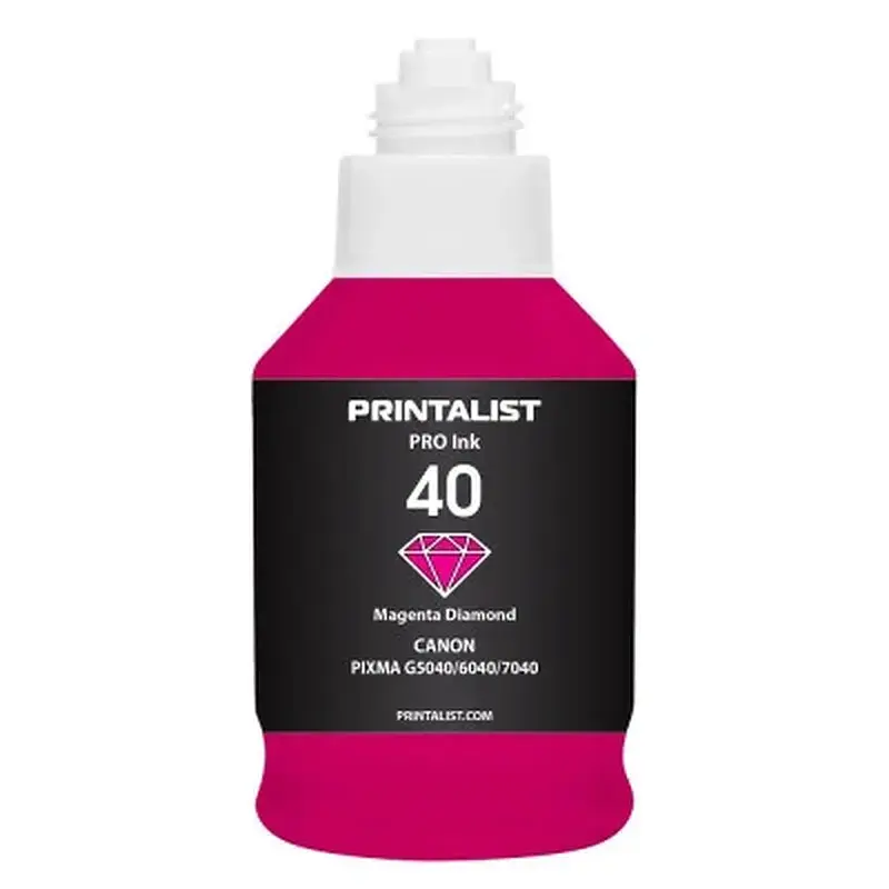 Чорнило Printalist Canon GI-40 для G5040/G6040 190г Magenta (PL40M) - фото 2
