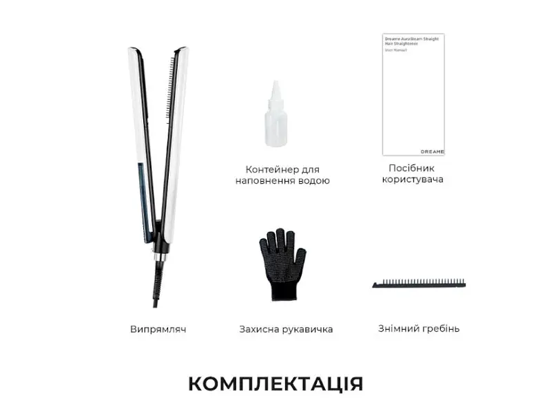 Випрямляч для волосся Dreame Steam Straight White (AA01A) - фото 12
