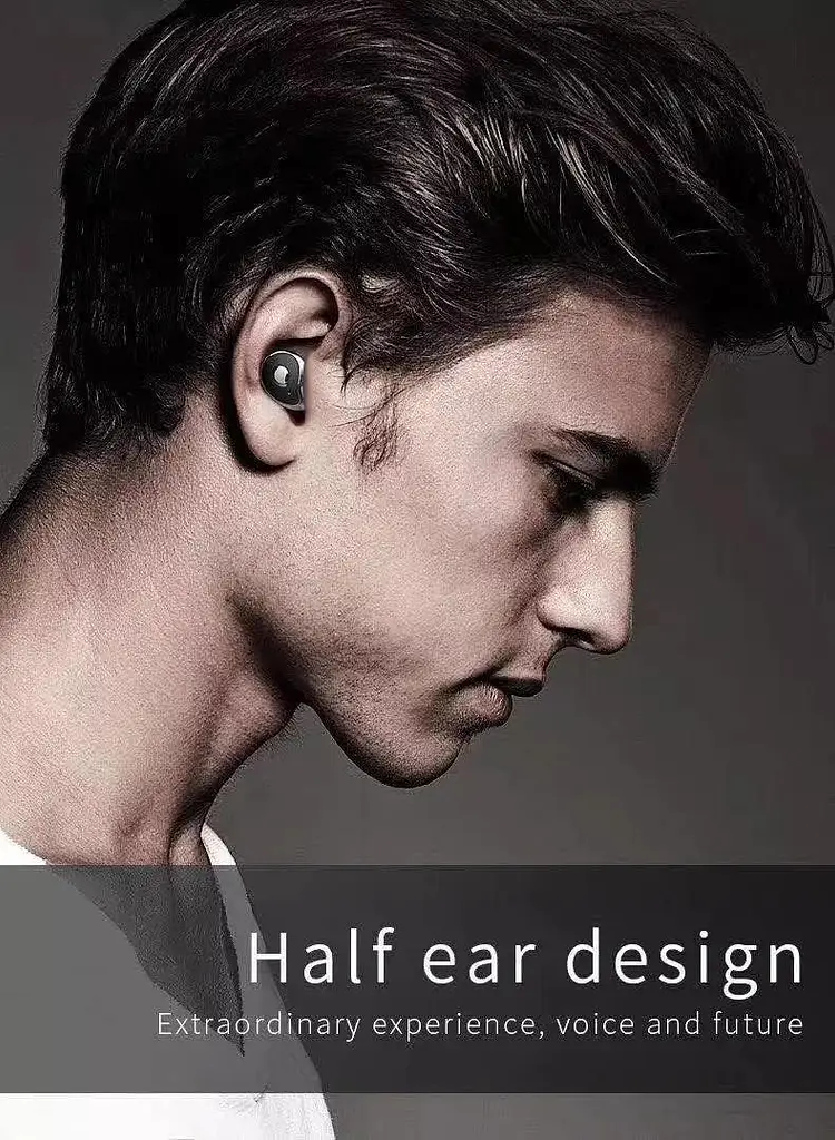 Бездротові Bluetooth-наушники MDR HBQ SE6 TWS ∙ Наушники TWS HBQ SE6 бездротові легкі кристально чистий звук - фото 6