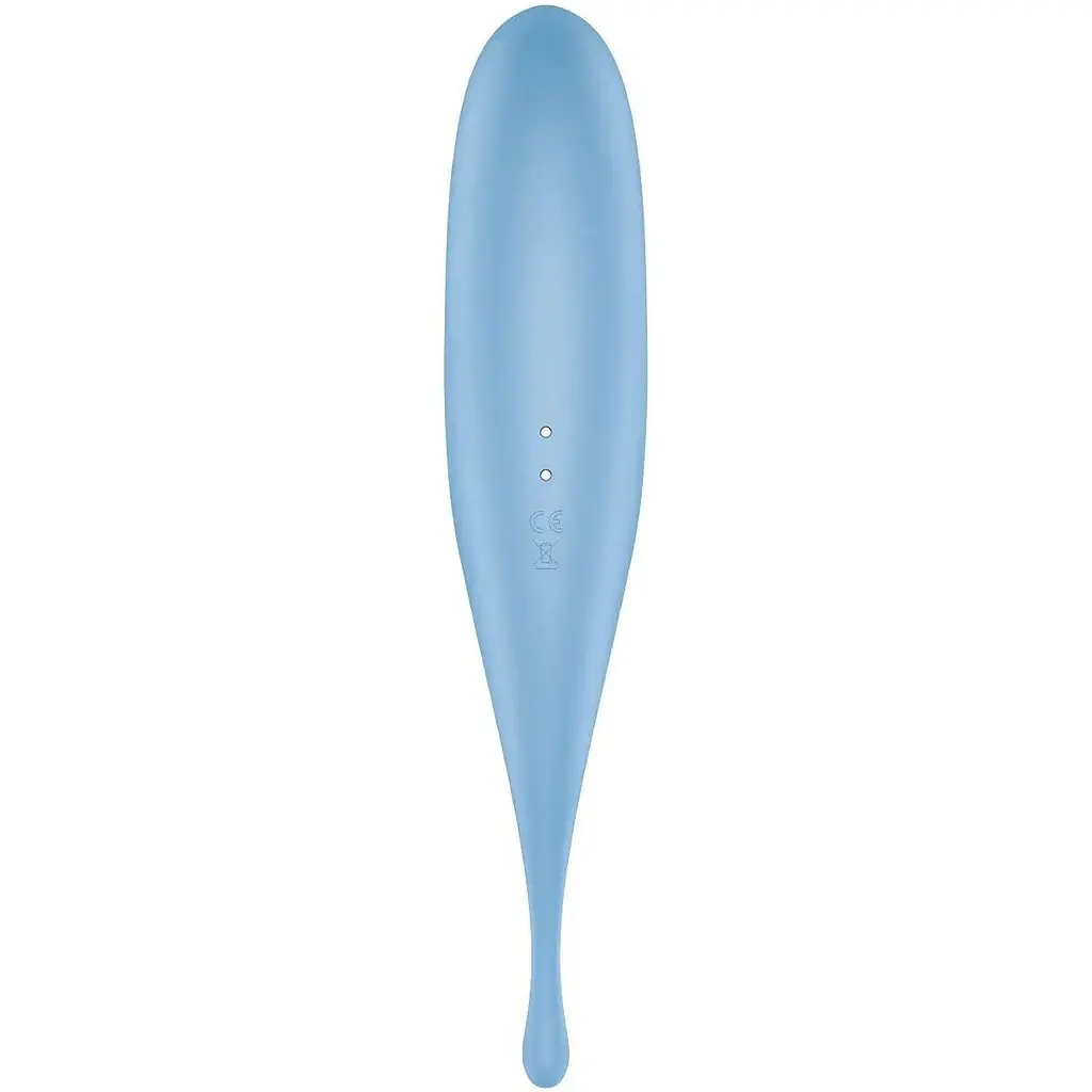 Вібратор для клітора з вакуумною стимуляцією Satisfyer Twirling Pro Blue - фото 4
