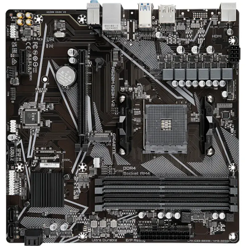 Материнська плата GIGABYTE A520M DS3H V2 - фото 4