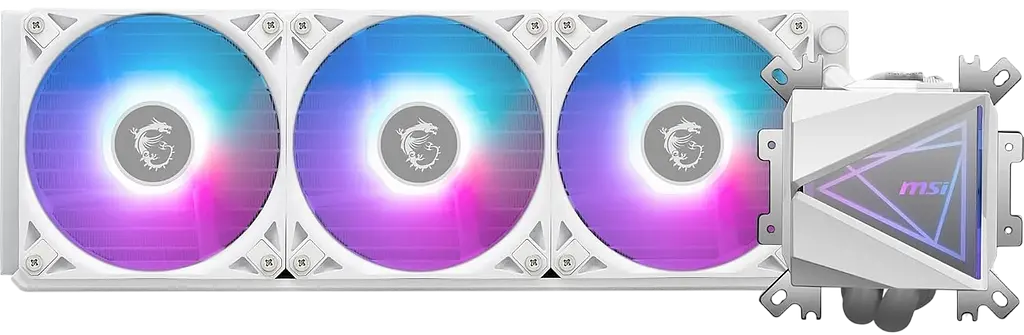 Водяне охолодження MSI MAG CoreLiquid I360 ARGB White (MAG CORELIQUID I360 WHITE) - фото 2