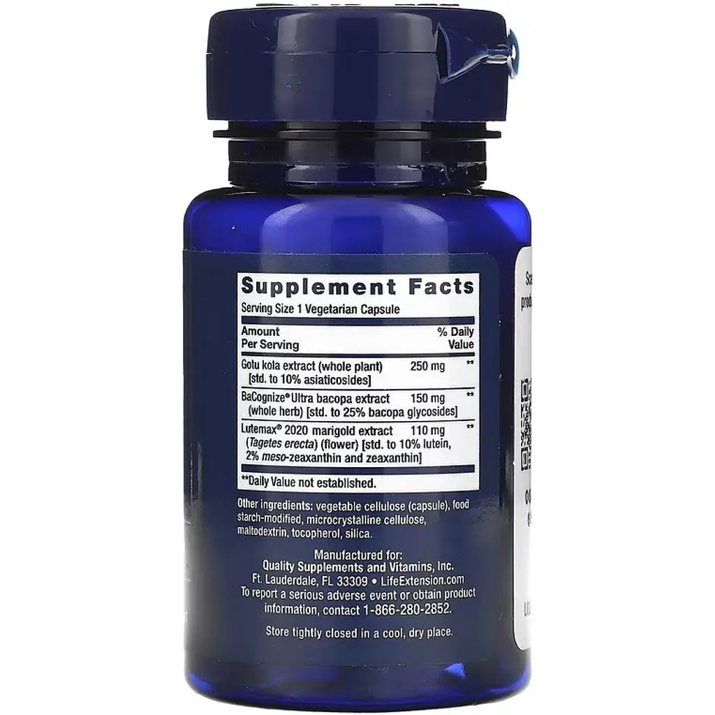 Ноотроп Life Extension Quick Brain Nootropic 30 капсул - фото 2