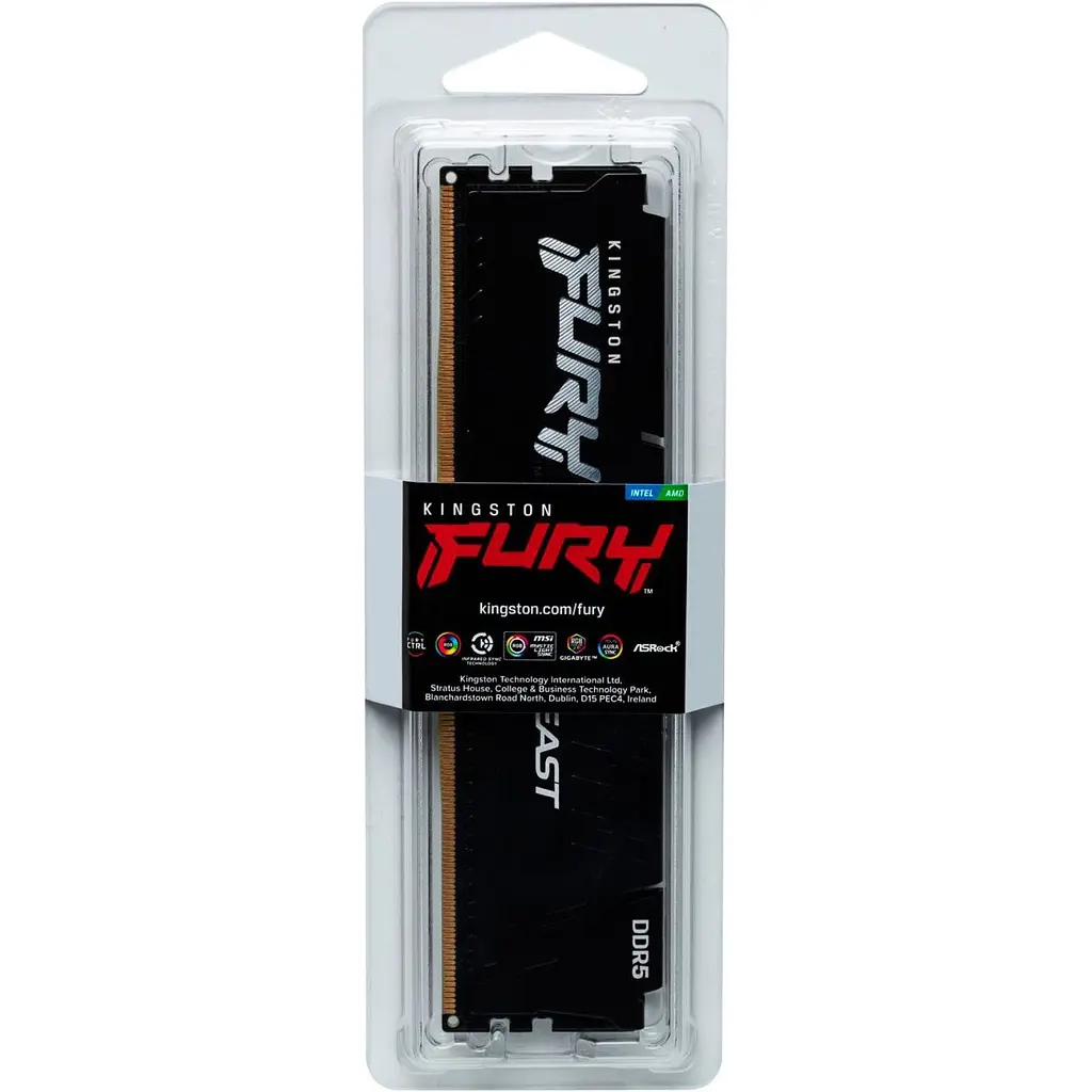 Модуль пам'яті DDR5 Kingston FURY Beast EXPO 64 ГБ 5600 МГц чорний (KF556C40BB-64) [175494] - фото 5