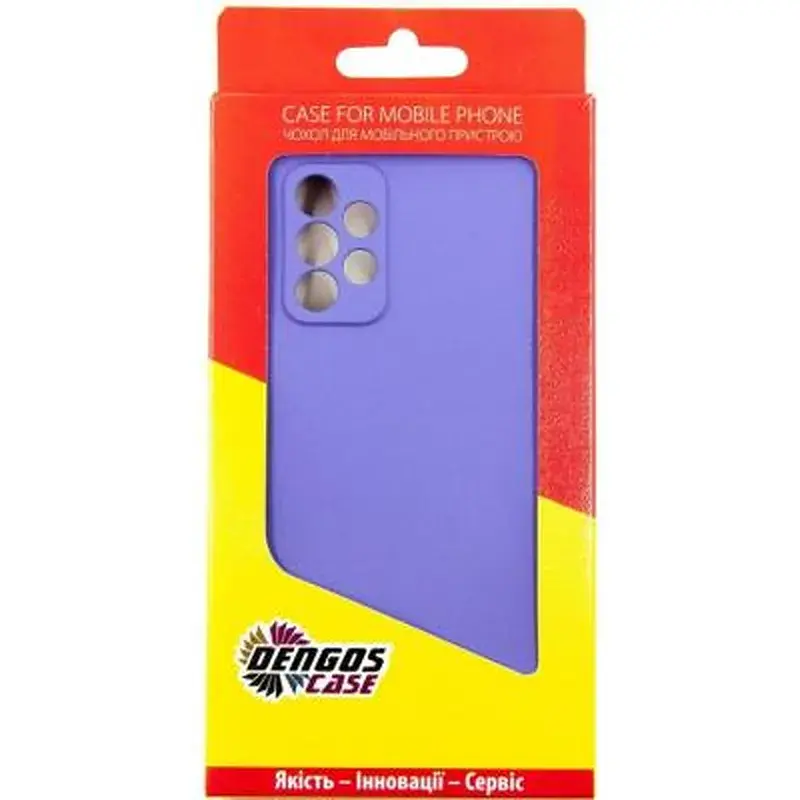 Чохол до мобільного телефона Dengos Carbon Samsung Galaxy A72 (purple) - фото 2