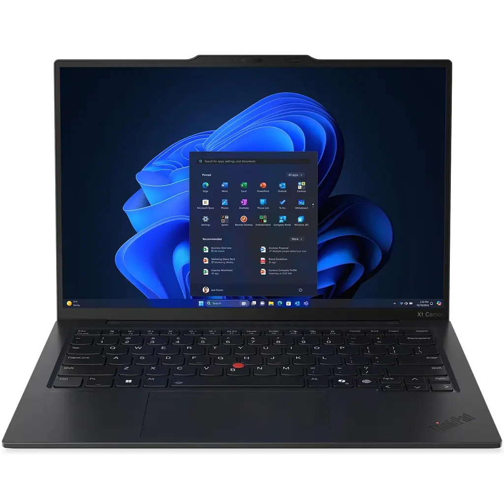 Ноутбук Lenovo ThinkPad X1 Carbon Gen 13 Aura Edition Intel Core Ultra 7 265U до 5, 30 ГГц, 14 дюймов 2, 8K OLED, 120 Гц, сенсорным экраном, 64 ГБ LPDDR5X, 1 ТБ SSD, Intel, Win 11 Pro, черный - фото 4