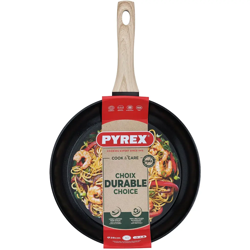 Сковорода Pyrex Cook&Care 28 см індукція без кришки (CR28BF6/8046) - фото 4
