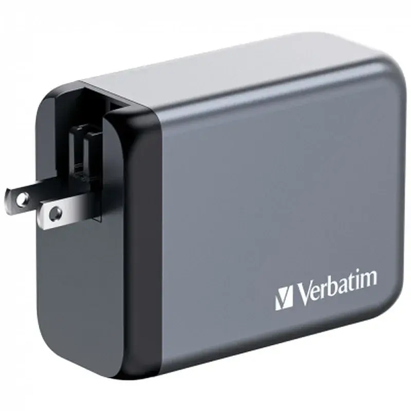 Зарядний пристрій Verbatim GaN 200 W 4 ports (2xUSB-C-100 W,USB-C-65 W /USB-A -3.0) (32204) - фото 3