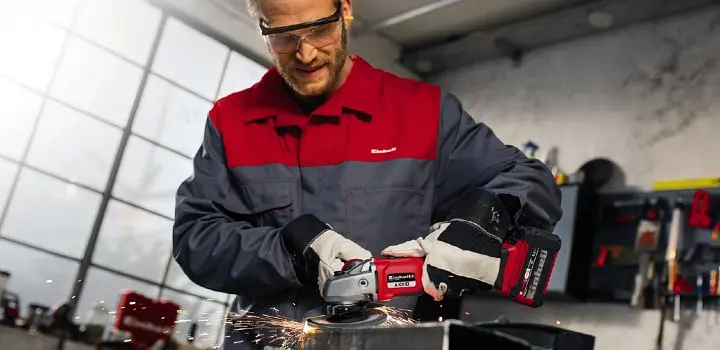 Шлифмашина угловая аккумуляторная Professional AXXIO 18/125 QX CHANGE 18В Einhell teh0025474 - фото 4