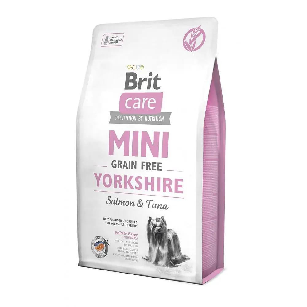 Сухий корм Brit Care GF Mini Yorkshire для йоркширських тер'єрів, з лососем і тунцем 2 кг (арт.170779/520190)