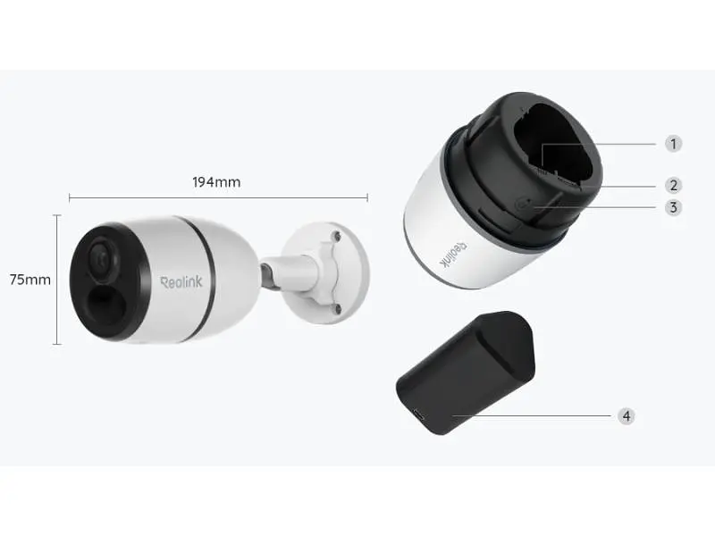 IP-камера відеоспостереження Reolink Go Series (G330) - фото 2