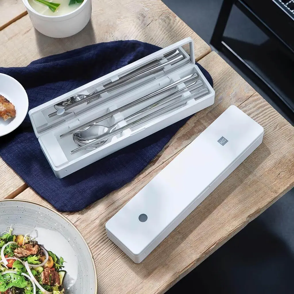 Контейнер зі стерилизацією - палички для суші Xiaomi Huo Hou Portable Fiatware Set (HU0124) - фото 5