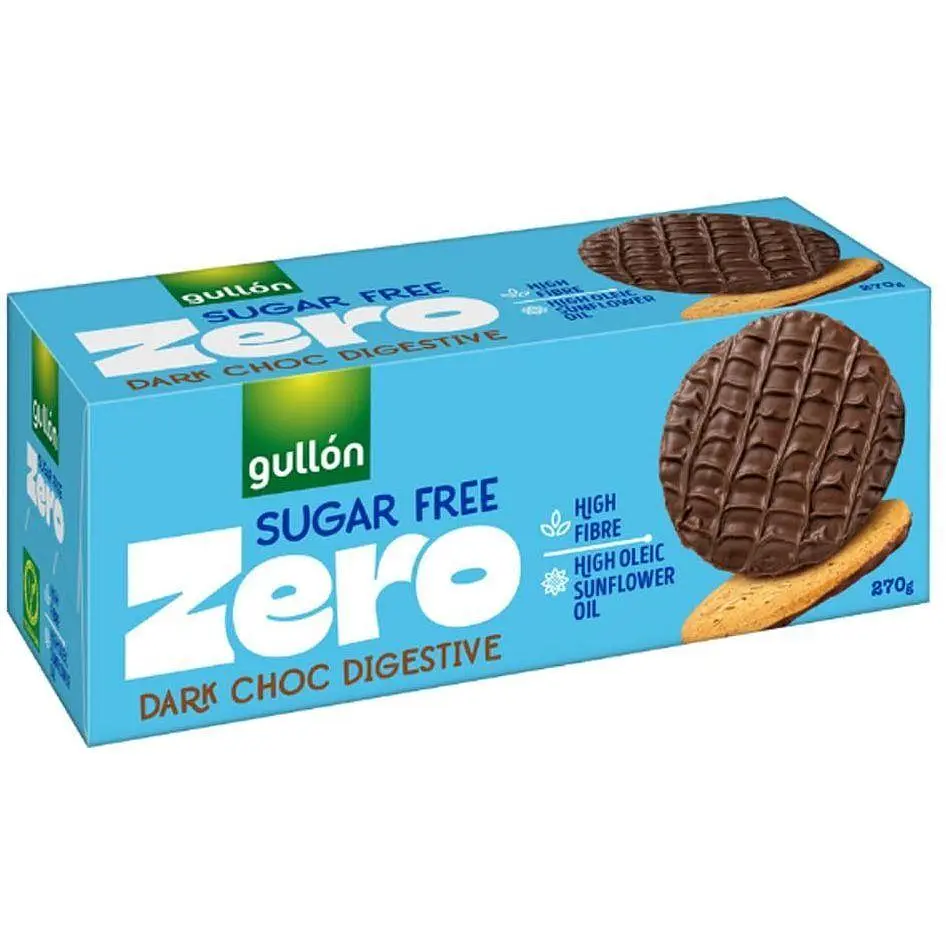 Печиво Gullon Zero Dark Choc Digestive Sugar Free 270 г