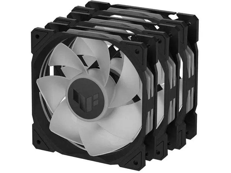 Вентилятор Asus TUF Gaming TR120 ARGB Reverse Black 3-Pack (90DA00D0-B09020) - фото 3