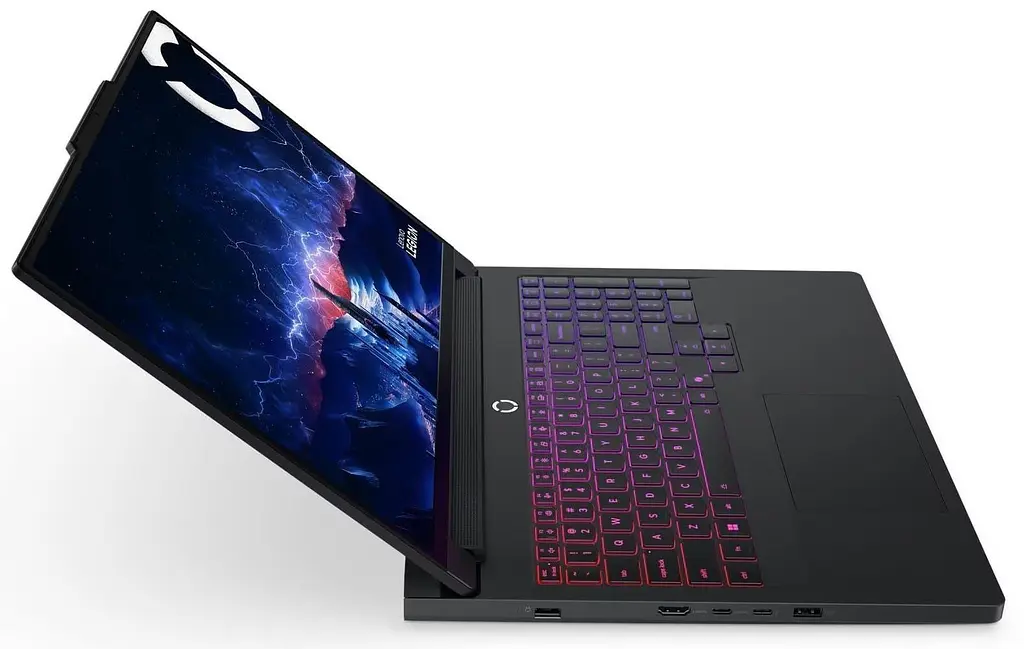 Ноутбук Lenovo 16 Legion Pro 7 16AFR10H 2560x1600 OLED/Ryzen 9 9955HX/32GB/2TB/RTX 5070 Ti/W11H/Eclipse Black (83RU0002US) - фото 7