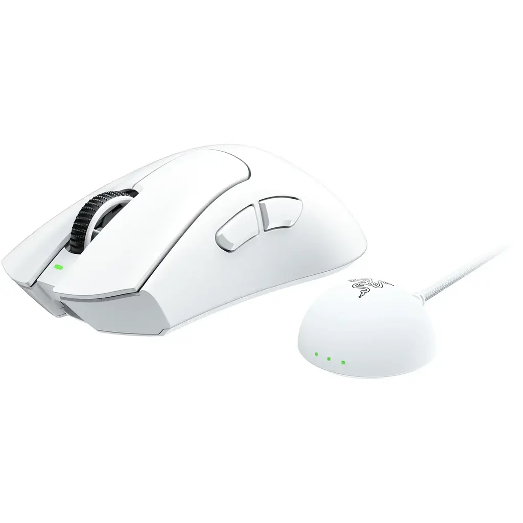 Комп'ютерна миша Razer DeathAdder V4 Pro Gen-2 RGB USB-A/WL/BT білий teh0024927 - фото 2
