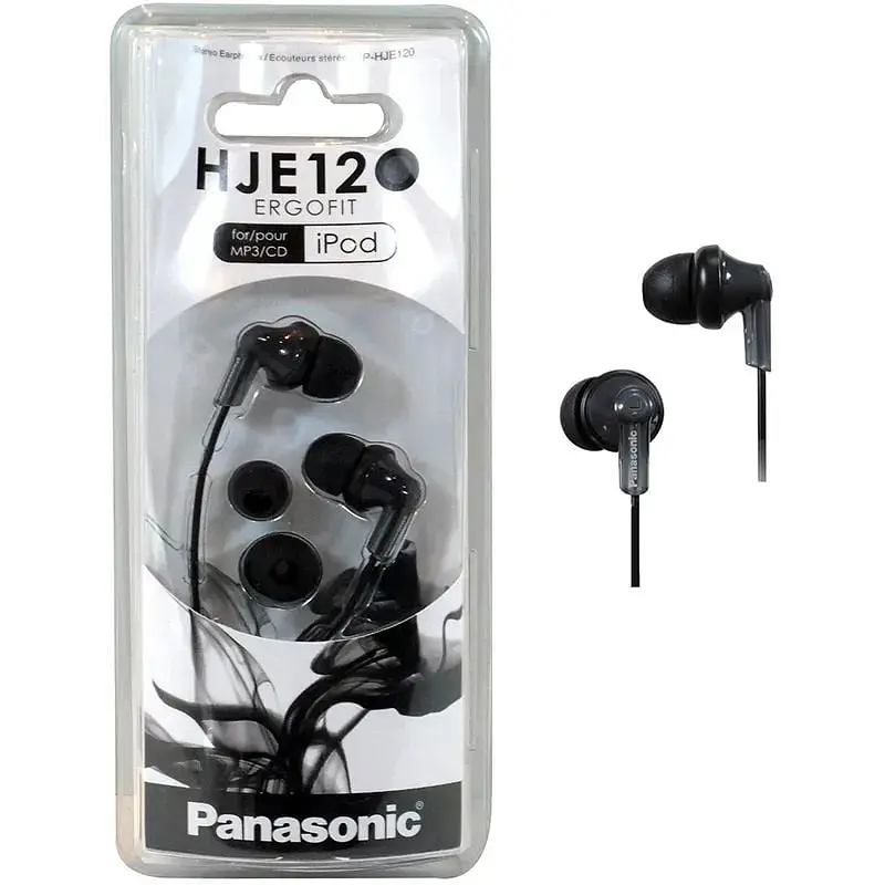 Навушники Panasonic RP-HJE118GU-K Black - фото 2