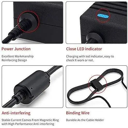 Адаптер змінного струму для ноутбука Delippo 280W 20V 14A сумісний з MSI GE75 Raider 8SF/RTX2070 ADP-280BB B GE75 9SG MSI GE75 - фото 6